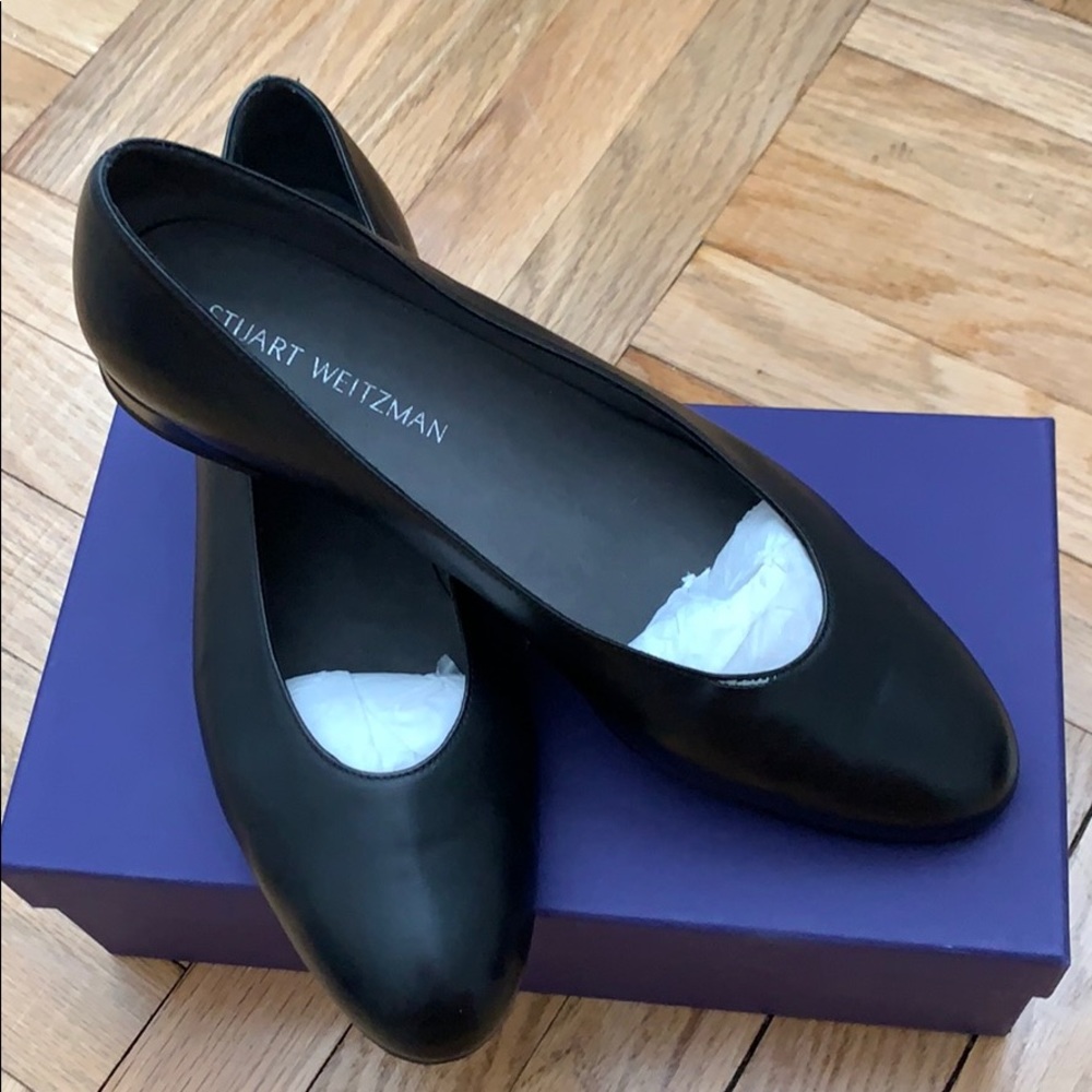 Authentic Stuart Weitzman Leather Flat Shoes - image 1
